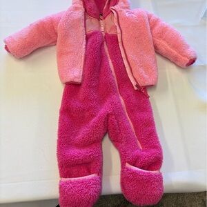 Snozu Pink Fleece Kids One Piece